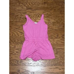 Ann Taylor Loft Outlet Women's Pink Romper Tank Top & Shorts Outfit, Size Medium